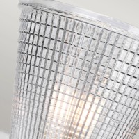 Kinkiet Gunnislake - 1 źródło światła - Biały, polerowany chrom