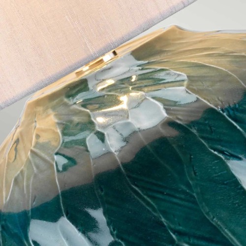 Lampa stołowa Blue Globe - 1 źródło światła - Niebieski