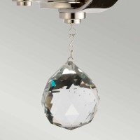 Kinkiet Cassie - 1 źródło światła - Polerowany nikiel