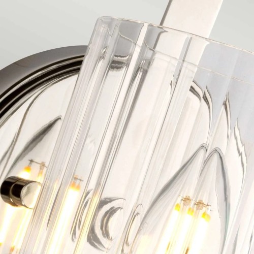 Kinkiet Cassie - 1 źródło światła - Polerowany nikiel