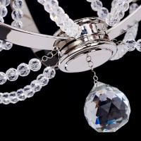 Żyrandol Cassie - 7 źródeł światła - Polerowany nikiel