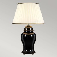 Lampa stołowa Chiling - 1 źródło światła - Czarny