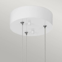 Duża lampa wisząca LED Europa - Biały