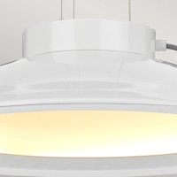 Duża lampa wisząca LED Europa - Biały