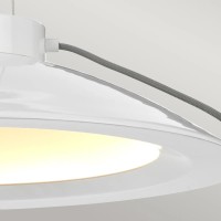Duża lampa wisząca LED Europa - Biały
