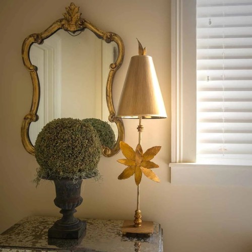 Lampa stołowa Azalea - 1 źródło światła - Złoty