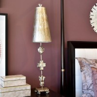 Lampa stołowa Fragment - 1 źródło światła - Postarzane srebro