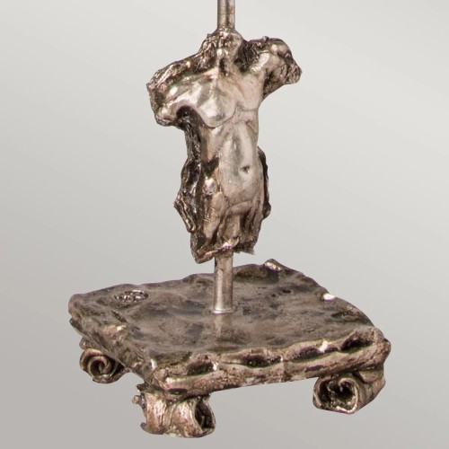 Lampa stołowa Fragment - 1 źródło światła - Postarzane srebro