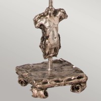 Lampa stołowa Fragment - 1 źródło światła - Postarzane srebro