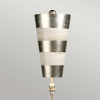 Lampa stołowa Tivoli - 1 źródło światła - Srebrny, kremowa patyna