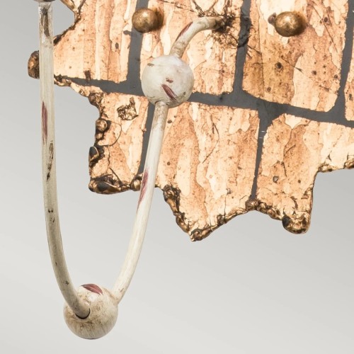 Kinkiet Venetian - 1 źródło światła - Beżowa patyna, złoty