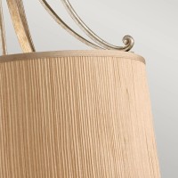 Lampa wisząca Abbey - 3 źródła światła - Srebrny