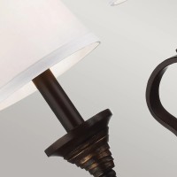 Żyrandol Arbor Creek - 3 źródła światła - Brązowy