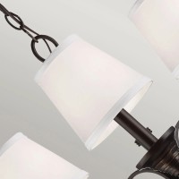 Żyrandol Arbor Creek - 3 źródła światła - Brązowy