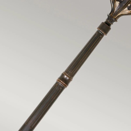 Latarnia ogrodowa Baton Rouge - 4 źródła światła - Orzech włoski