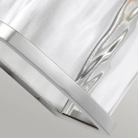 Mała latarnia naścienna LED Bennie - Szczotkowana stal