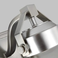 Duża latarnia naścienna Boynton - 1 źródło światła - Szczotkowana stal