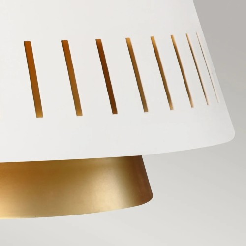 Plafon Carter - 1 źródło światła - Matowa biel