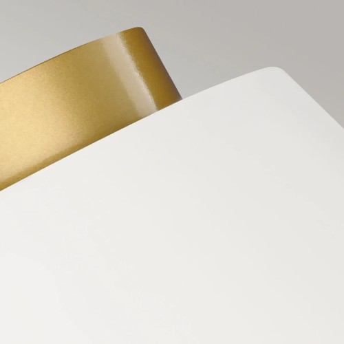 Plafon Carter - 1 źródło światła - Matowa biel