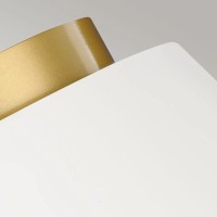 Plafon Carter - 1 źródło światła - Matowa biel