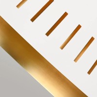 Plafon Carter - 1 źródło światła - Matowa biel