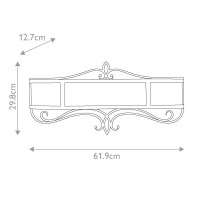 Kinkiet Justine - 2 źródła światła - Gwieździsty brąz
