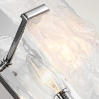 Kinkiet Katerina - 1 źródło światła - Chrom