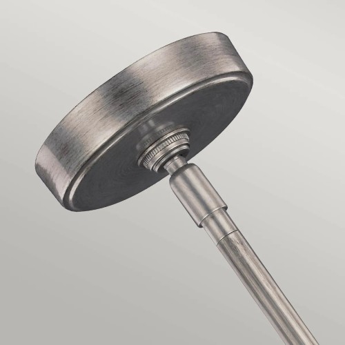 Lampa wisząca Kenney - 3 źródła światła - Srebrny