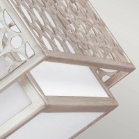 Plafon Kenney - 2 źródła światła - Srebrny