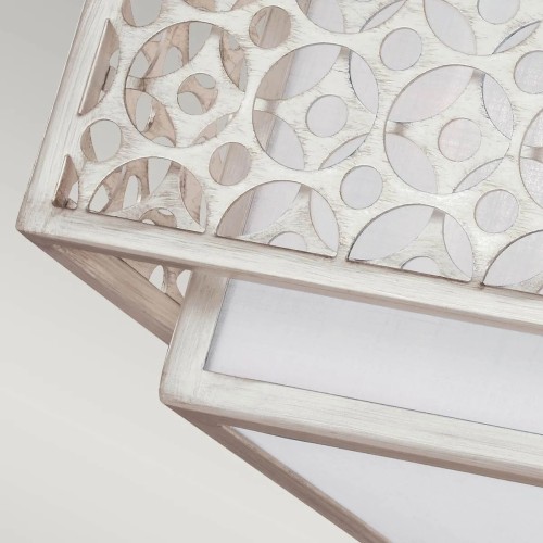 Plafon Kenney - 2 źródła światła - Srebrny