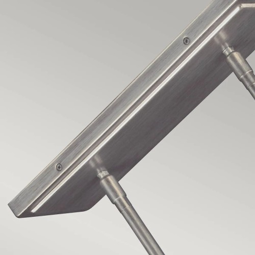 Lampa wyspowa Kenney - 5 źródeł światła - Srebrny