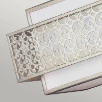 Lampa wyspowa Kenney - 5 źródeł światła - Srebrny