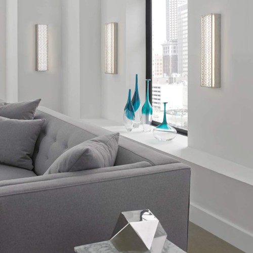 Kinkiet LED Kenney - Srebrny