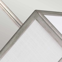 Mała lampa wisząca Kenney - 1 źródło światła - Srebrny