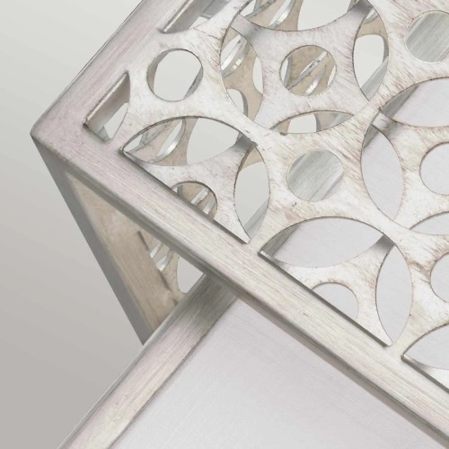 Mała lampa wisząca Kenney - 1 źródło światła - Srebrny