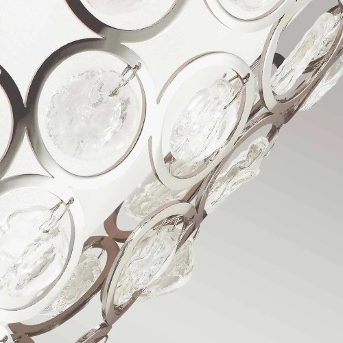 Kinkiet Lexi - 1 źródło światła - Polerowany nikiel