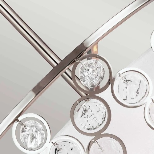 Lampa wisząca Lexi - 3 źródła światła - Polerowany nikiel