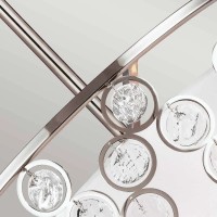 Lampa wisząca Lexi - 3 źródła światła - Polerowany nikiel