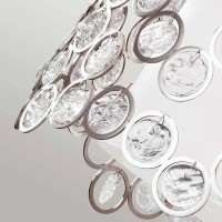 Lampa wisząca Lexi - 3 źródła światła - Polerowany nikiel