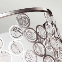 Lampa wisząca Lexi - 3 źródła światła - Polerowany nikiel