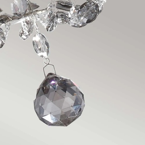 Kinkiet Malia - 2 źródła światła - Polerowany nikiel