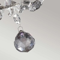 Kinkiet Malia - 2 źródła światła - Polerowany nikiel