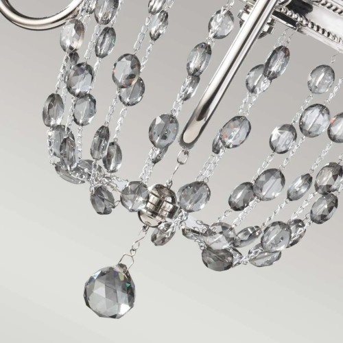 Żyrandol Malia - 3 źródła światła - Polerowany nikiel