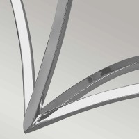 Duża lampa wisząca Nico - 1 źródło światła - Polerowany chrom