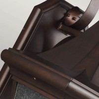 Duża latarnia naścienna Oakmont - 3 źródła światła - Brązowa patyna