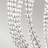 Duża lampa wisząca LED Oberlin - Satynowy nikiel