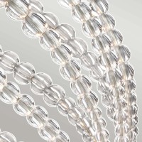 Średnia lampa wisząca LED Oberlin - Satynowy nikiel