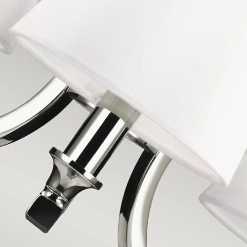 Żyrandol Pave - 3 źródła światła - Polerowany nikiel