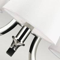 Żyrandol Pave - 3 źródła światła - Polerowany nikiel