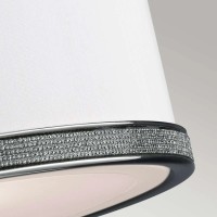 Plafon Pave - 2 źródła światła - Polerowany nikiel